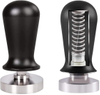 51mm Coffee Tamper Pressure Regulated Calibrated Espresso Hand Tamper 304 Stainless Steel Base Black