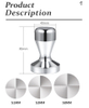 Stainless Steel Coffee Tamper Barista Espresso Tamper 51mm.53mm.58mm Base Coffee Bean Press,Espresso Coffee Tamper