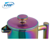 Rainbowl Painting French Press Dishwasher Safe Double Wall Stainless Steel Coffee French Press