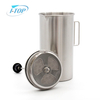 Camping Coffee Percolator Pot 304 Stainless Steel for Coffee Making Outdoor Traveling Campfire Stovetop Fast Brew Coffee Press