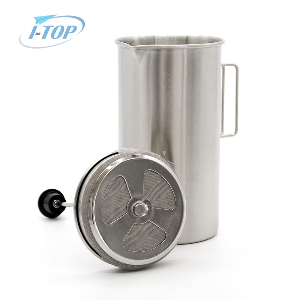 Camping Coffee Percolator Pot 304 Stainless Steel for Coffee Making Outdoor Traveling Campfire Stovetop Fast Brew Coffee Press