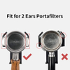 Coffee Portafilter Wall Mount Rack Durable Espresso Portafilter Wall Holder for 58mm 51mm Ear Bracket