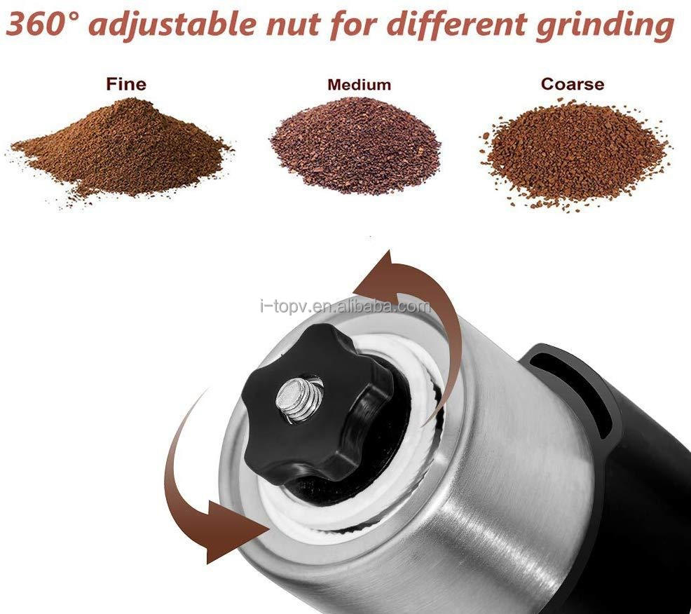 Grip Hot Sale Coffee Coffee Bean Grinder Stainless Steel Adjustable Manual Coffee Grinder