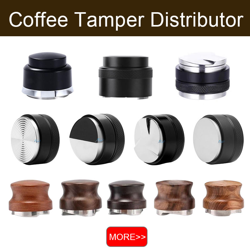 Espresso Distribution Tool Espresso Leveler 51mm To 58mm Stainless Steel Black Coffee Distributor