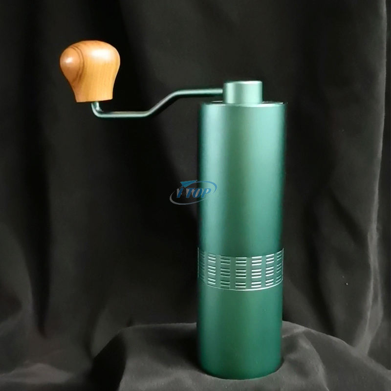 Stainless Steel Portable Hand Coffee Bean Grinder with Adjustable Setting