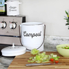 1.3 Gal Composter for Kitchen Countertop Rust Proof Indoor Non Smell Filters Compost Bin with Lid