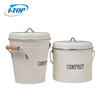 Compost Bucket 1.0 gallon Kitchen Counter Easy Clean with Lid Sealed for Waste Food Compost Bin with Charcoal Filter