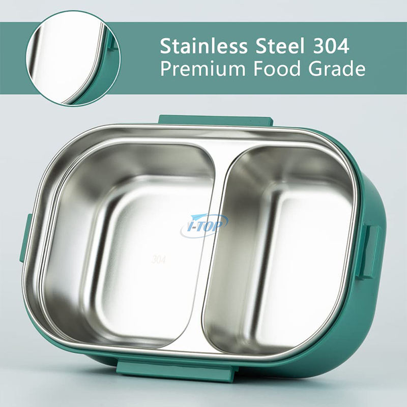 470ML Home BPA Free lunch box kids Leakproof Stainless Steel Food Containers thermal Bento Lunch Box With bag