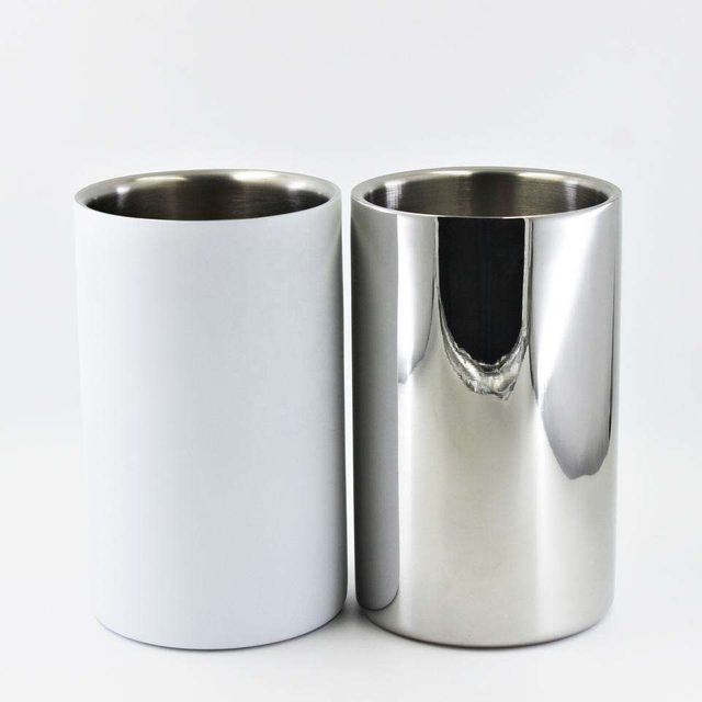 Stainless Steel Champagne Bucket Large Ice Bucket with Elegant & Classic Handles Great for Home Bar Chilling Champagne