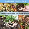 Kitchen Compost Pail for Counter or Under Sink 1.3 Gallon Metal Indoor Home Apartment Eco Biodegradable Compost Bin