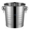 custom made 3 Quarts Small Stainless Steel Insulated Ice Bucket for Parties and Cocktail Bar