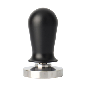 Espresso Tamper Barista Coffee Tamper with Spring Loaded 100% Flat Stainless Steel Base Coffee Tamper