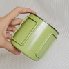 Camping Stainless Steel Water Cup 330ml Outdoor Portable Folding Mug for Cold Drink Beer Coffee Metal Cups coffee tools set