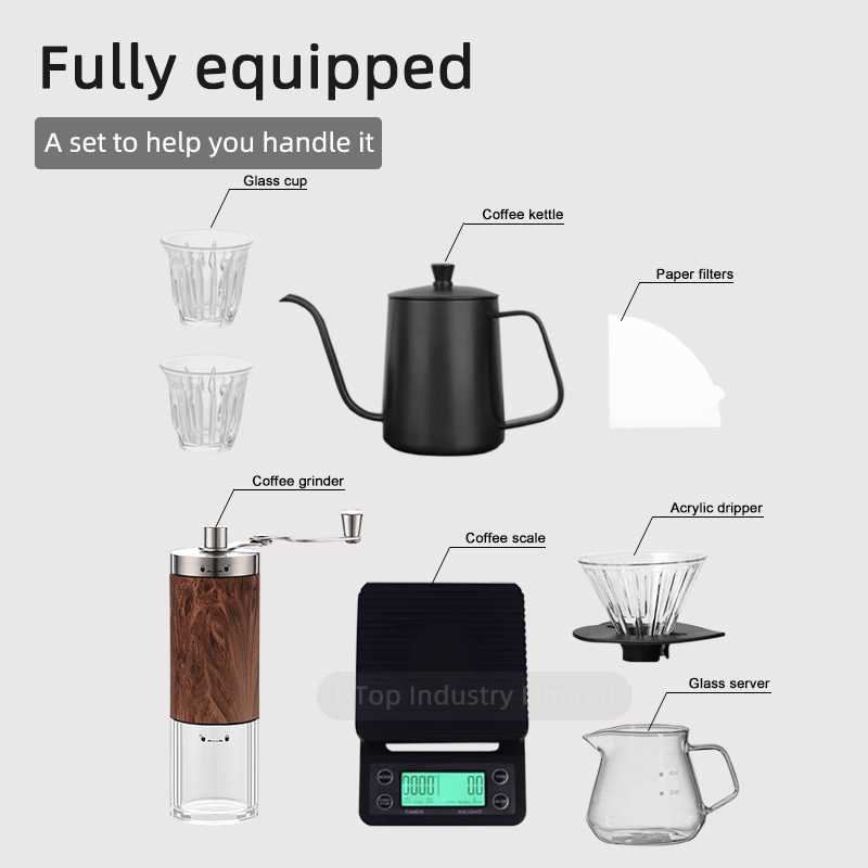 pour over coffee travel kit