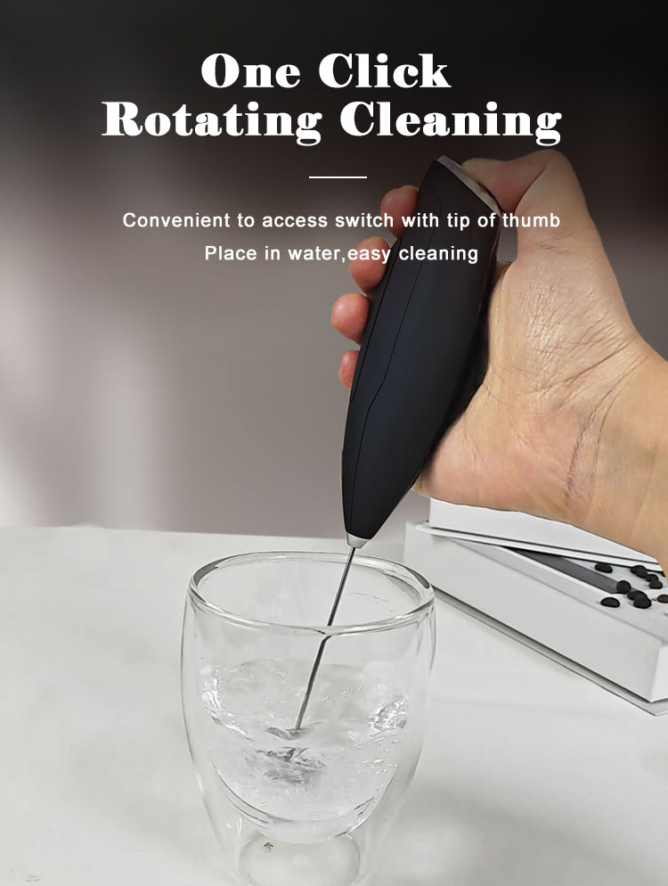 electric stainless steel milk frother