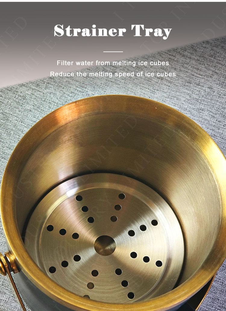 Portable Handle Ice Bucket