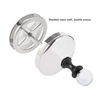 400ML/800ML Stainless Steel Manual Milk Frother Double Mesh Foamer Whisker The Double Sieve And Special Pressure Mechanism
