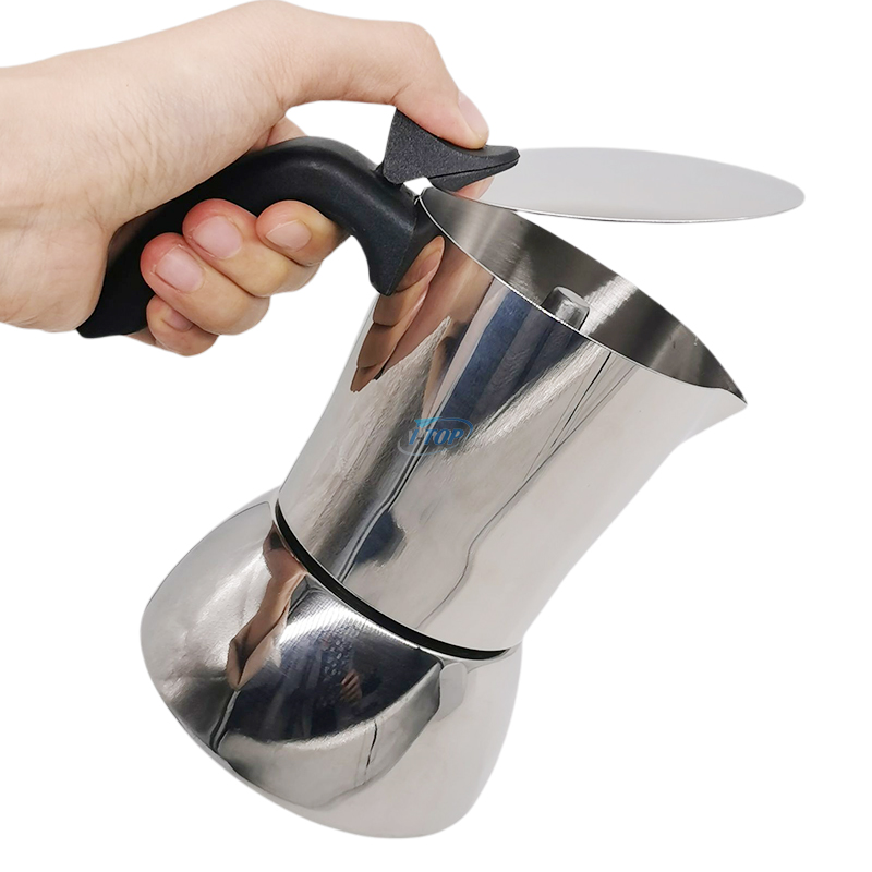 stainless steel moka pot