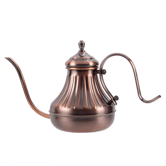 Drip Kettle Fashion 304 Stainless Steel Handle Drip Coffee Pot Teapot Long Gooseneck Spout Kettle Gooseneck Coffee Kettle