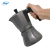 Aluminum Alloy Bakelite Handle Espresso Maker Moka Pot Mocha Stovetop Coffee Maker Pot Heat Induction Available Nylon Handle