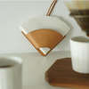 Custom Logo New Arrival Genuine Cute Leather Coffee Filter Holder