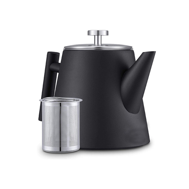 New product stainless steel coffee pot coffee kettle tea pot with color plating