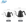 Gooseneck Kettle Wholesales 304 Stainless Steel Handle Drip Coffee Pot Teapot Nylon Black Handle Coffee Kettle