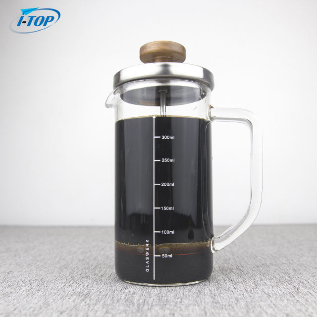 french press glass