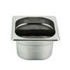 Stainless Steel Knock Box Espresso Dump Bin with Wooden Case Set - Wooden Frame Coffee Knock Box