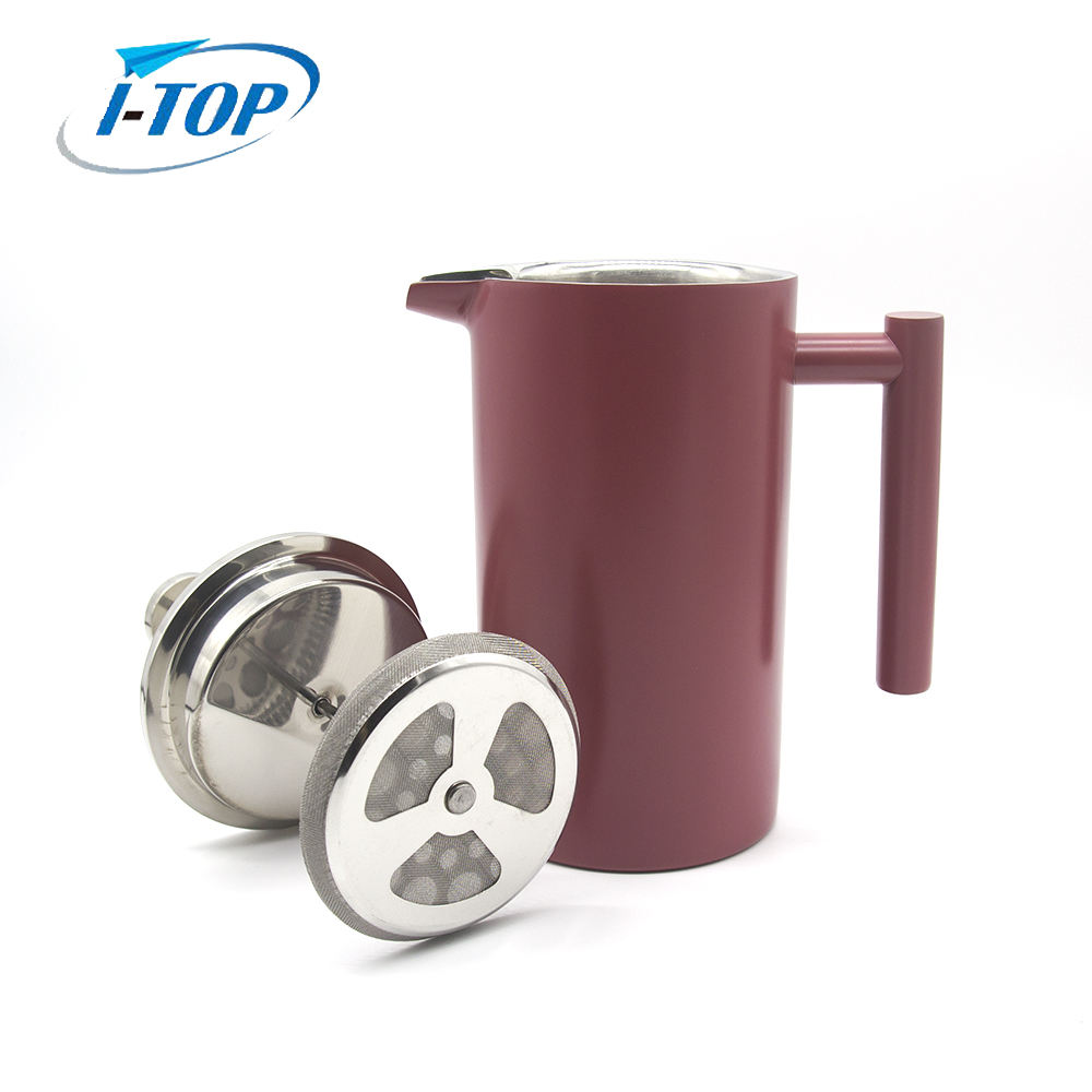 The teapot is hand-pressed with household French press 304 Stainless Steel coffee french press