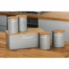 New Arrival Modern Bread Box with coffee tea canister set home kitchen countertop for loaf serving