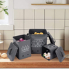 Hot Selling Metal Food Storage Container Potato Onion Garlic Kitchen canisters potato