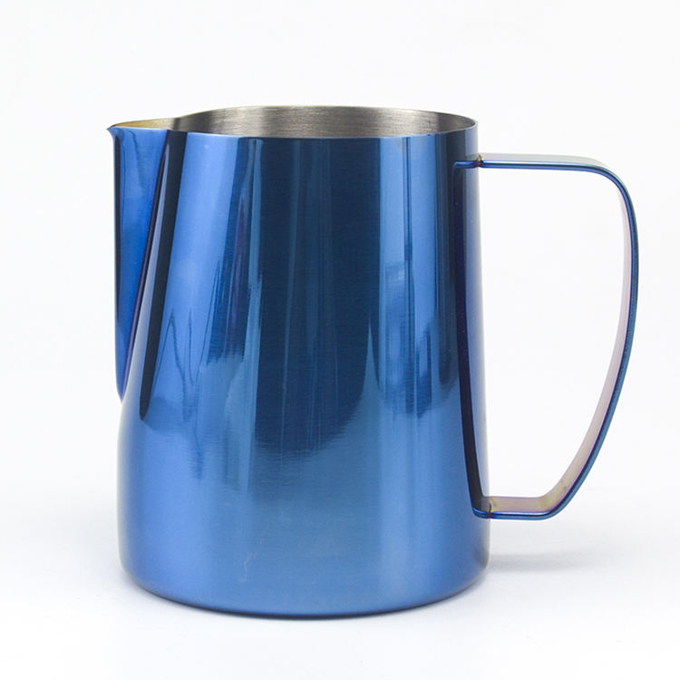 Factory Custom Barista 350ml 600ml 900ml Stainless Steel Milk Jug Frothing Cup Metal Coffee Espresso Steaming Milk Pitcher