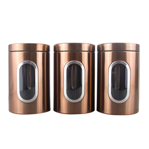 Stainless Steel canisters storage jar set kitchen canister set steel