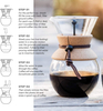 Glass Cold Brew Coffee Maker Coffee Drip Pot with Stainless Steel Filter