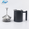 Coffee Cappuccino Latte Chocolate Double Filter Screen 304 Stainless Steel Handheld Manual Milk Frothing Pitcher