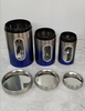 Stainless Steel canisters storage jar set kitchen canister set steel