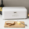 Popular Stainless Steel Food Bread Storage Box Containers Big Stainless Steel Bread Bin With Lid