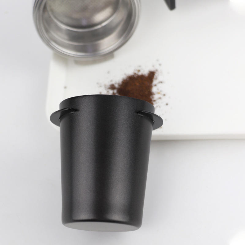 58mm Coffee Dosing Cup, Stainless Steel Coffee Dosing Cup, Powder Feeder Part For Coffee Tamper Espresso Coffee Machine Tools