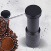Manual Coffee Grinder with Stainless Steel Burr Adjustable Settings Hand Coffee Grinder Aviation Aluminum Manual Steel Core