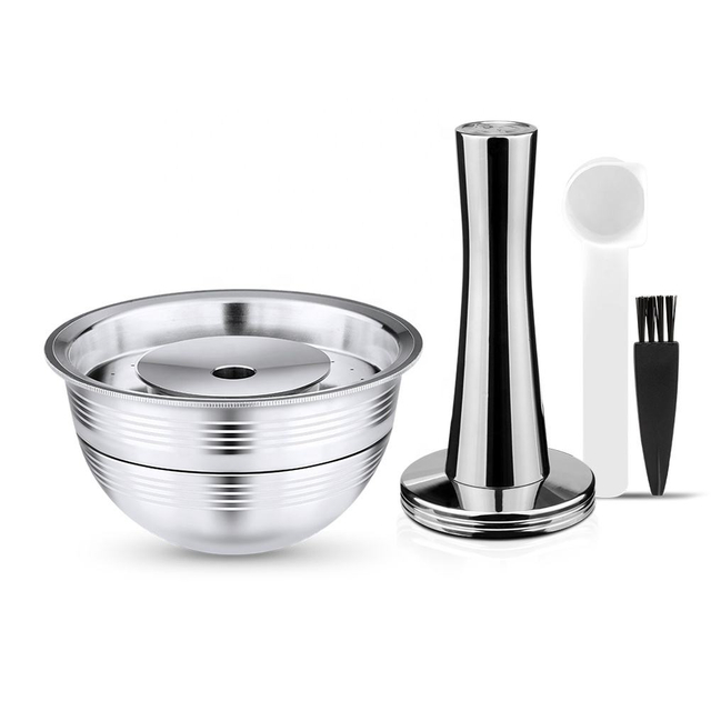 2022 New Product Nespresso Refillable Compatible Coffee Filter Capsule Pods Reusable Stainless Steel Coffee Capsule