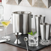 High Quality Metal Ice Bucket Party Drink Cooler Double Wall Stainless Steel Insulated Ice Bucket for Wine Bottle