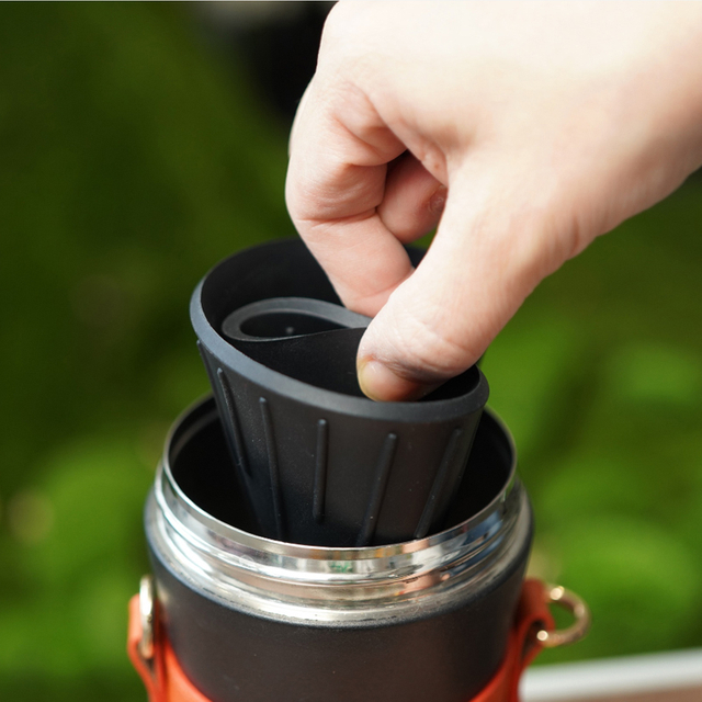 Reusable Foldable Cone Filter Holder Cold Brew Drip Collapsible Pour Over Silicone Coffee Dripper