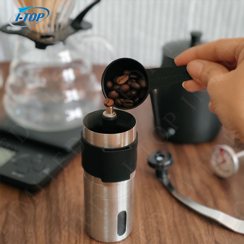 Factory Manufacturer Gift Box Glass Pot Grinder Stainless Steel Coffee Tea Pot Pour Over Coffee Maker Set
