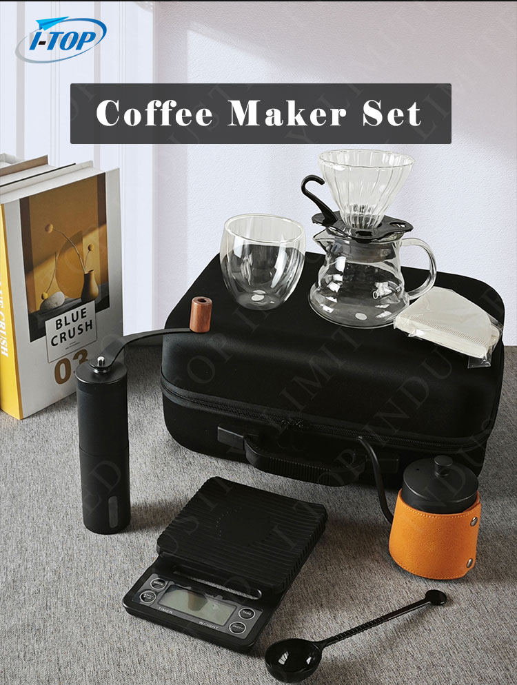 pour over coffee maker set bag
