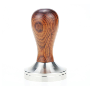 Barista Espresso Coffee Press With Tamper Mat Tamper with 304 Stainless Steel Base Wooden Handle Coffee Tamper