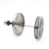 400ML/800ML Stainless Steel Manual Milk Frother Double Mesh Foamer Whisker The Double Sieve And Special Pressure Mechanism