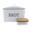Best-selling stainless steel bread box Metal bread bin food container for kitchen