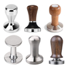 Classic Wood 49 51 53 57 58mm Base Espresso Coffee Tamper for Coffee Powder Press