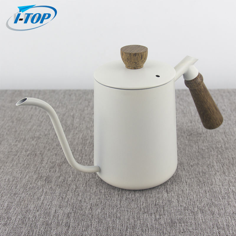 304 High Quality Black Tea Coffee Pour Over Coffee Kettle Pot Stainless Steel Gooseneck Kettle